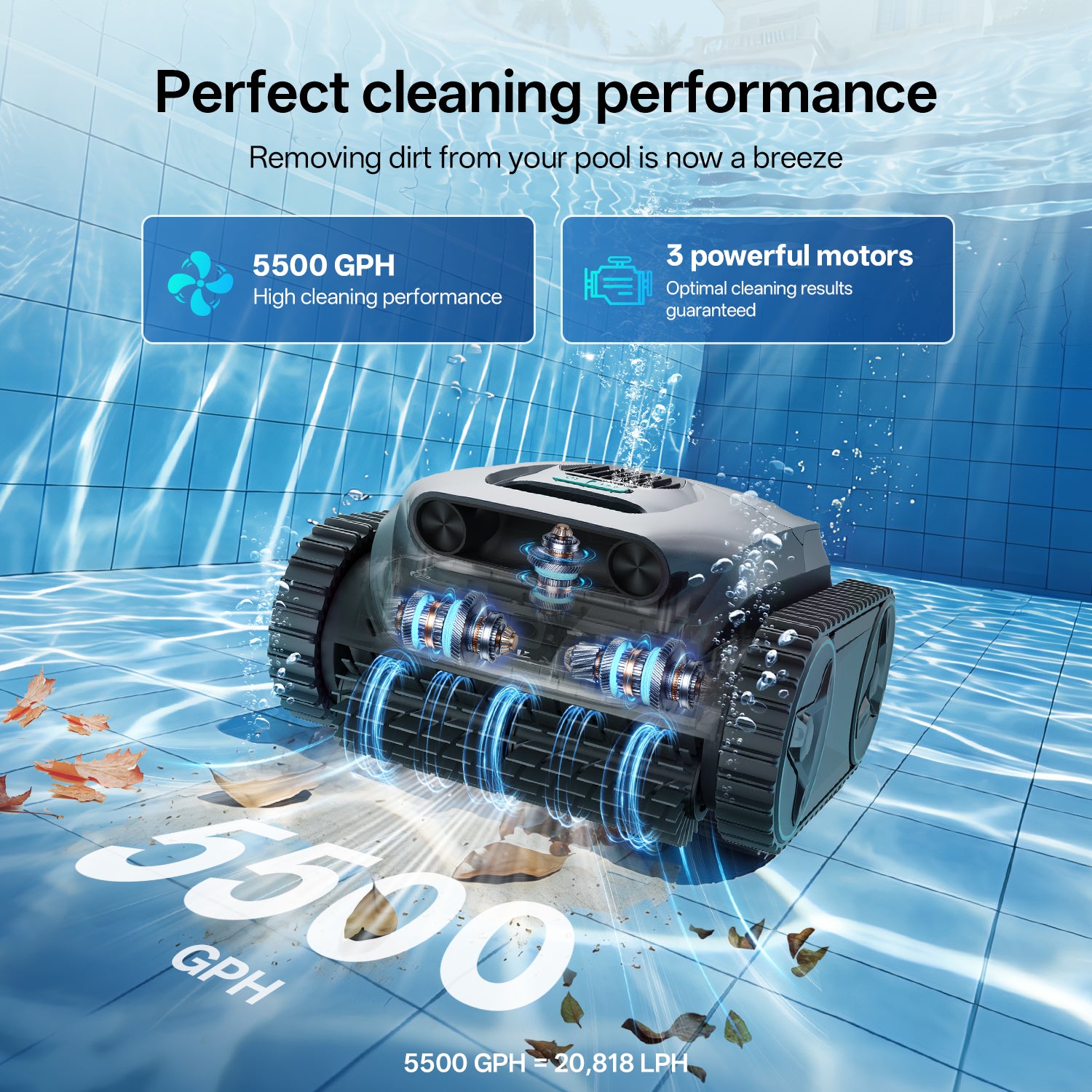 Ultenic Pooleco 30 Cordless Robotic Pool Cleaner