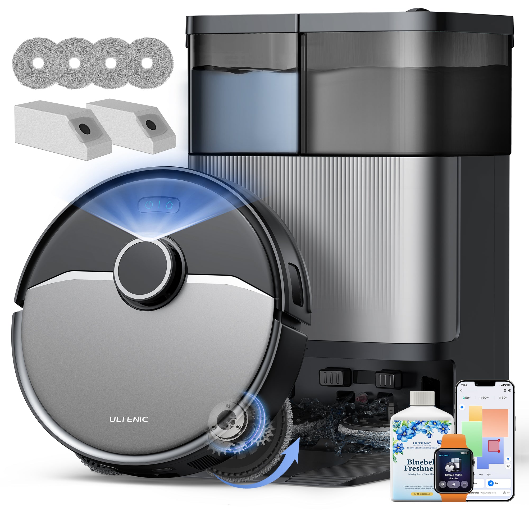 Ultenic MX50 Robot Vacuum Cleaner with Mop