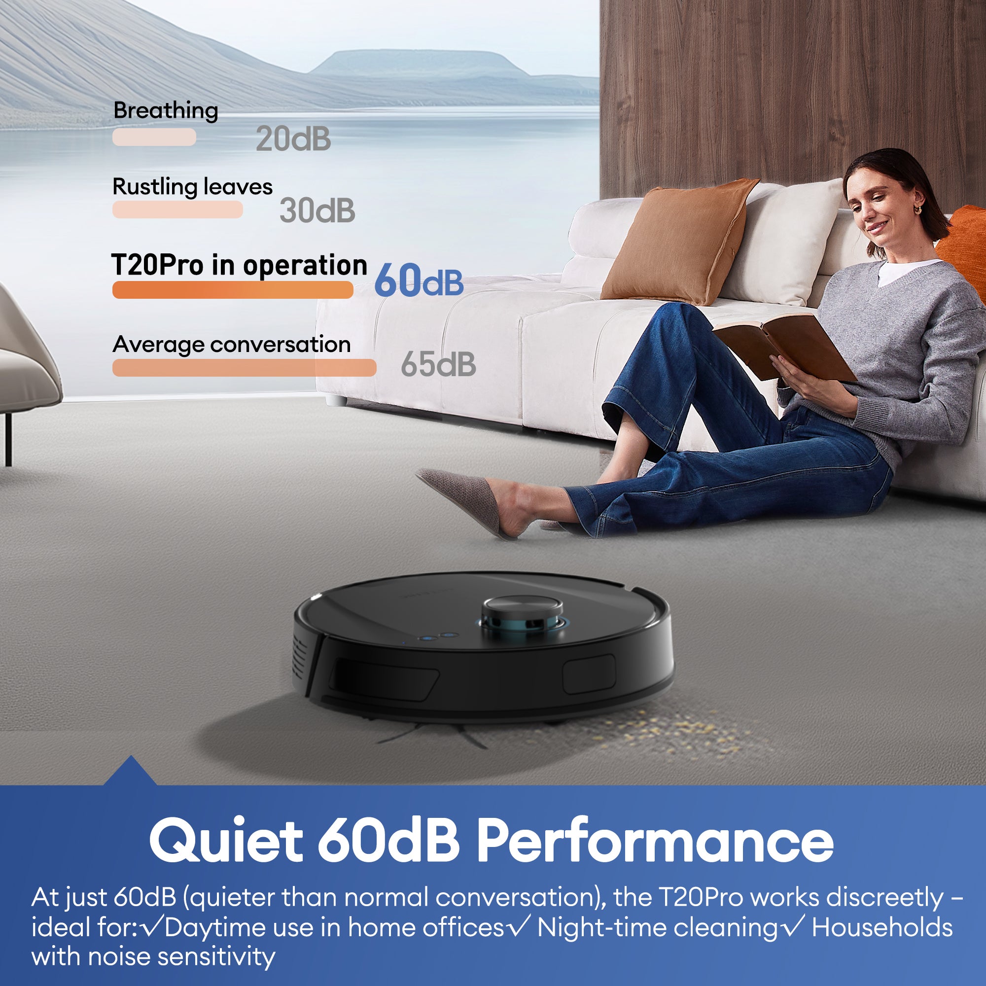 Ultenic T20 Pro Robot Vacuum Cleaner with Mop