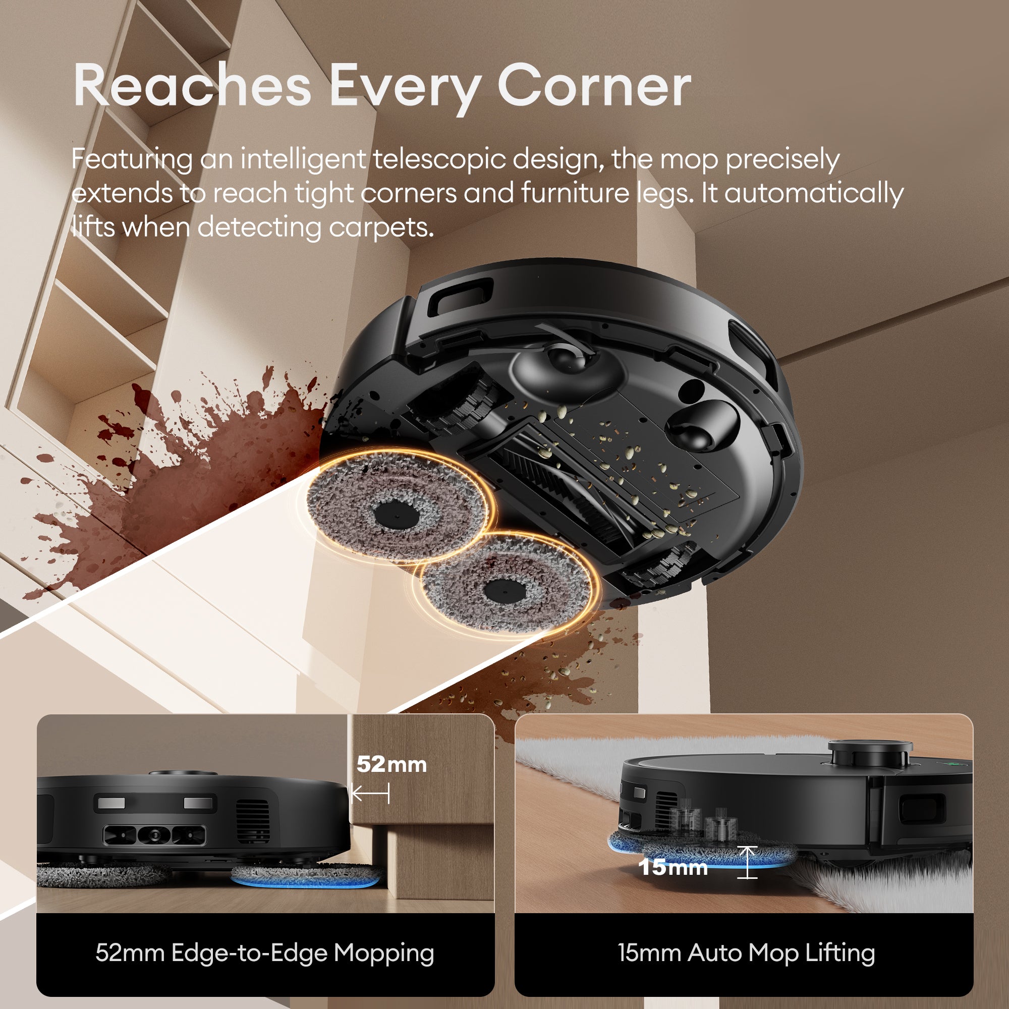Ultenic MX50 Robot Vacuum Cleaner with Mop