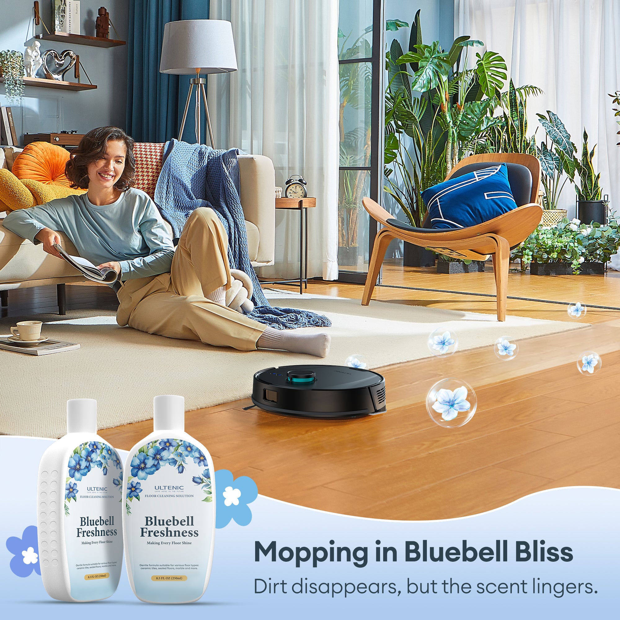 Ultenic T20 Pro robot vacuum and mop with self-emptying station