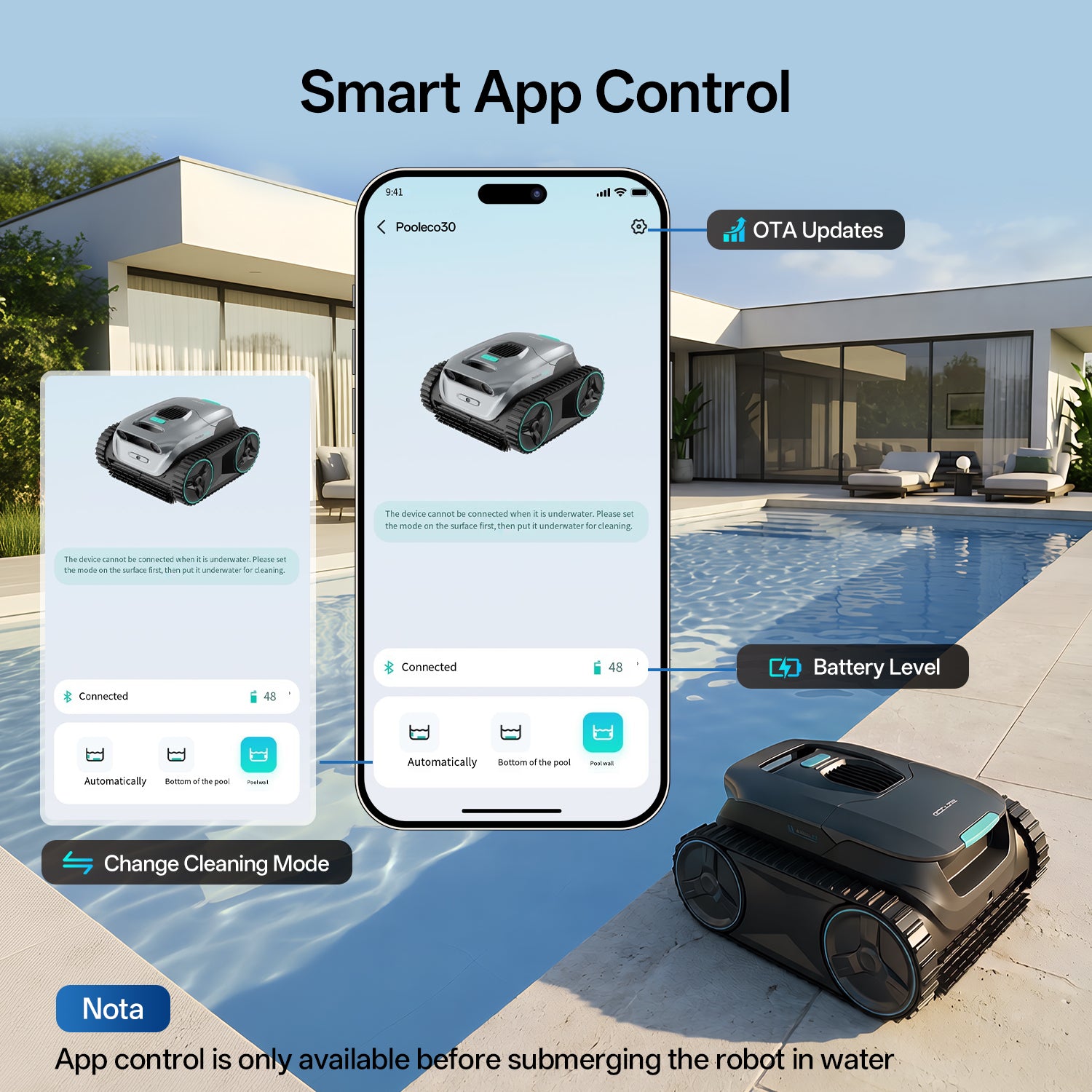 Ultenic Pooleco 30 Cordless Robotic Pool Cleaner
