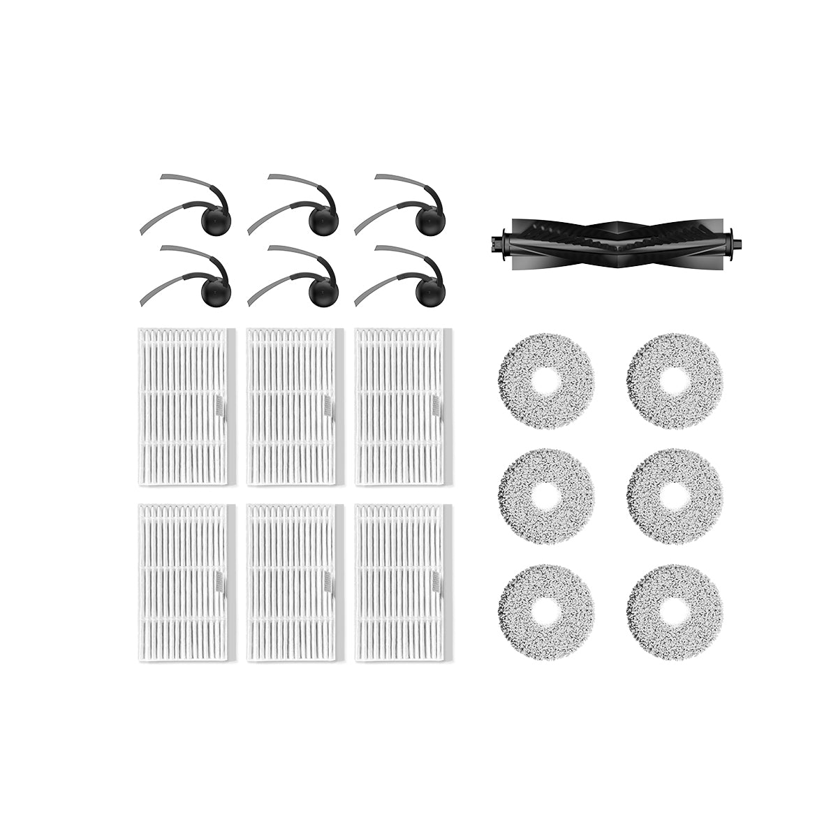 MX50 Accessory Pack (6 bristled side brushes, 6 HEPA filters, 6 mop cloths, 1 roller brush)