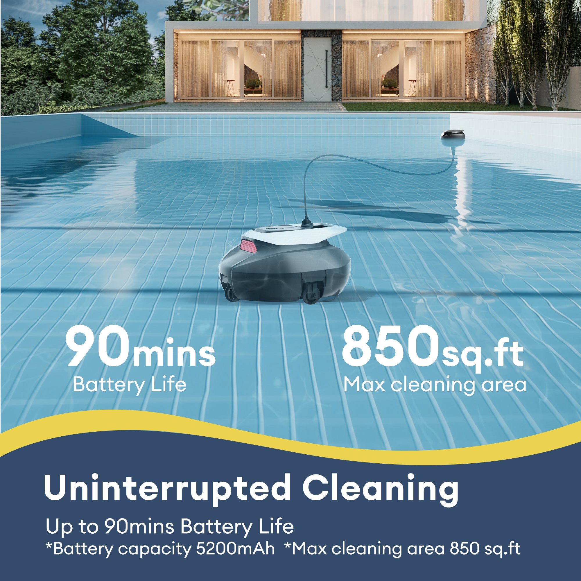 Ultenic Pooleco 10 series Cordless Robotic Pool Cleaner