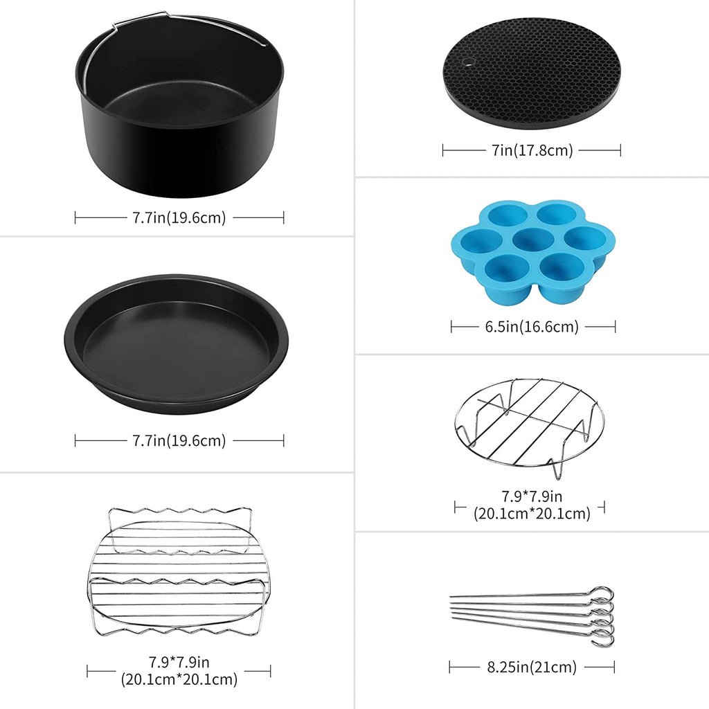 A set of 6 accessories for K10 Air Fryer