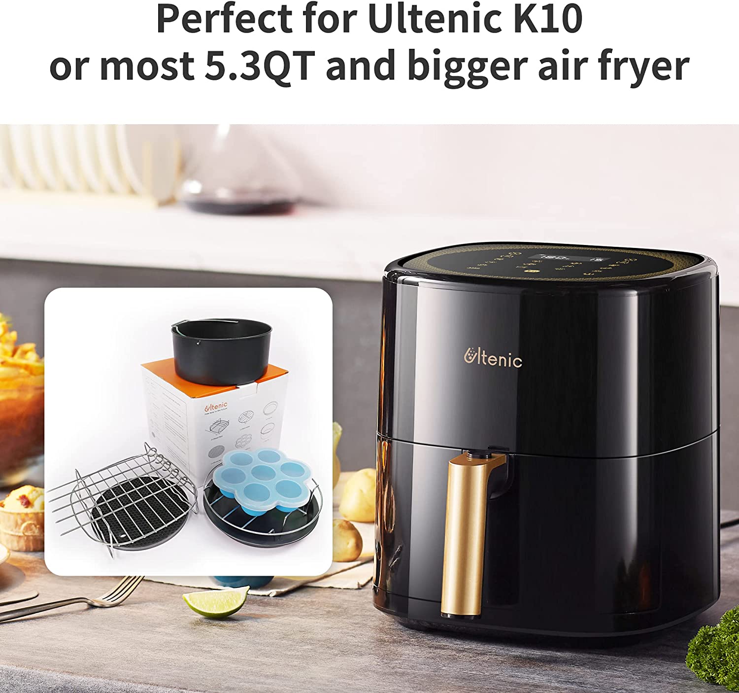 A set of 6 accessories for K10 Air Fryer – Ultenic